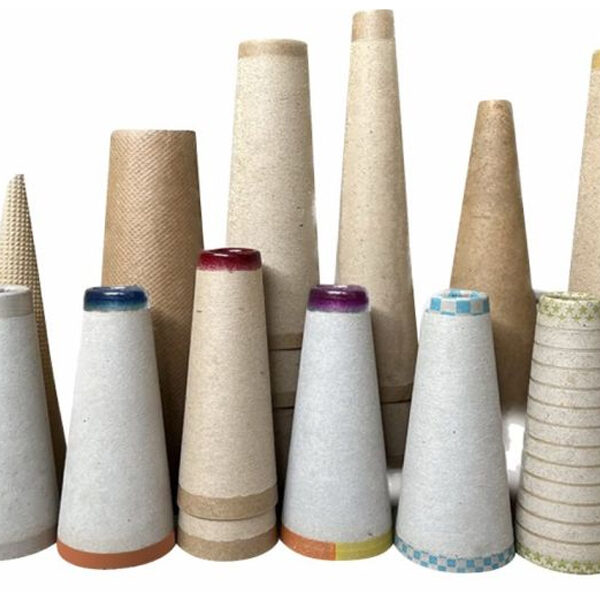 Textile paper cones